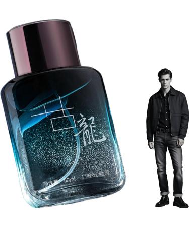 Cologne for Men Light blue ocean notes Sandalwood rose vanilla scent The content is 1.76 ounces (sandalwood) (mint)