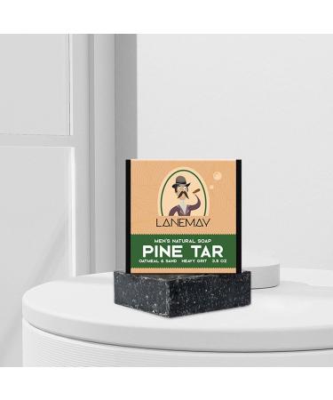 100g Men's Natural Soap All-Natural Soap Men Men's Pine Tar Soap Natural Bar Soap For Men Natural Soap Bar For Men Handmade Handmade Brightening Soap Cold Process Pine Tar Soap For Men - Buy Online on GoSupps.com