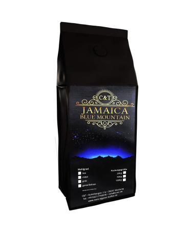 C&T Jamaica Blue Mountain Coffee AA Wallenford Estate | 500g Whole Bean Pure | Single Origin Jamaican Rarity, Whole Bean Coffee