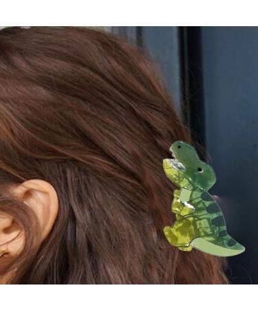 Dinosaur Hair Accessories - Girls Cute Dinosaur Hair Clip Fashionable Creative Acrylic Hair Accessories For Toddler Kids Children Daily Use Tyrannosaurus Rex - Buy Online on GoSupps.com