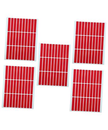 minkissy 5 Sets Display Board Tape Double Adhesive Manicure Tape Nail Pusher Removable Mounting Tape Nail Art Showing Tape Nail Display Stand Strip Adhesive Tape Crystal Accessories 5.9x1x0.2cm