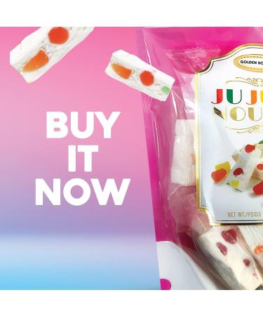 Golden Bonbon Italian Jujube Nougat Candy Soft and Chewy With Fruity Jelly Beans Original Recipe Original (Original 1Kg) - Buy Online on GoSupps.com