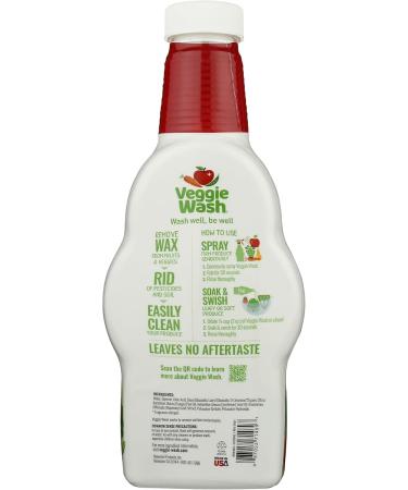 Buy Veggie Wash Fruit & Vegetable Wash 32 oz Natural Cleaner for Fresh Produce | International Shipping Available - Buy Online on GoSupps.com