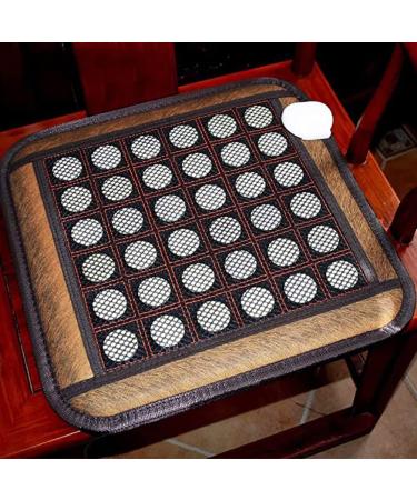 Haoding Heating Pillows - Natural Jade & Tourmaline Infrared Heat Mat for Pain Relief (45x45cm) - Buy Online on GoSupps.com