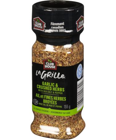 Club House (CLUC0) Grilling Made Easy Garlic & Crushed Herbs with Sea Salt & Pepper All Purpose Seasoning 155g - Buy Online on GoSupps.com
