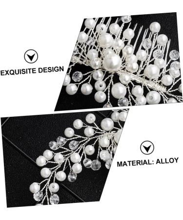 Mikinona 1 PC Hair Comb Exquisite Headwear Alloy Hair Decor Hair Accessory Handmade Hair Decor Fashion Hairpin - Buy Online on GoSupps.com
