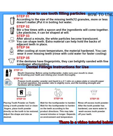 Tooth Repair Kit: 3 Moldable Denture Options for Missing or Broken Teeth with Basics+Thermal Beads - Buy Online on GoSupps.com