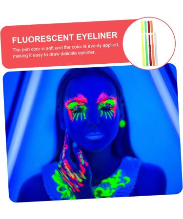 FOMIYES 10 Pcs Halloween Paint Pen Fluorescence Eyeliner Make up Highlighter Eyeliner Pen Eye Liner Plastic 12.00X0.80X0.80CMx2pcs Assorted Colorx2pcs - Buy Online on GoSupps.com