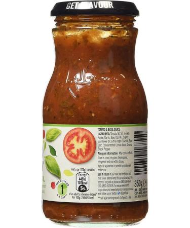 Loyd Grossman Loyd Grossman Tomato & Basil Sauce Pot 350g Pack of 4 Don't Forget Bolognese Sauce Tomato Basil Fresh Pesto Lloydpasta Bake Frito Green Orlando Tomato - Buy Online on GoSupps.com