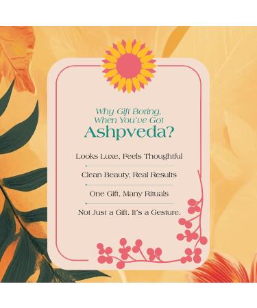 Ashpveda Luxury Ayurvedic Cleanse and Hydrate Wedding Gift Box Set for Women and Men | Skin & Hair Care Gifting Box with Face Wash Body Wash Bhringraj Shampoo and Spf 25 Day Cream - Buy Online on GoSupps.com