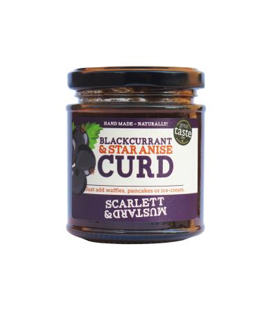 Scarlett & Mustard Blackcurrant and Star Anise Curd 210 g