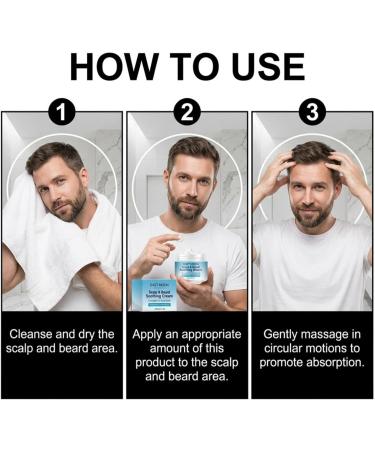 Cr me Apaisante pour Cuir Chevelu Sec Soin Barbe Pour une barbe plus Dense en Apparence Et Plus Douce Traitement Quotidien Hydratant et R confortant Irrit et Pellicules - Apaise les Inconforts et R 2 bo tes - Buy Online on GoSupps.com