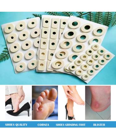 FERCAISH 120 Pcs Soft Foam Callus Cushions - Waterproof Corn Protectors for Foot Pain Relief - Buy Online on GoSupps.com