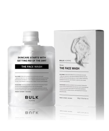 BULK HOMME - THE FACE WASH  3.5 oz | Foaming Men s Face Wash | Daily Moisturizing Facial Cleanser for Dry Skin | Hydrating Foam Cleanser with Bentonite Clay Minerals | Men s Skin Care For All Skin Types fresh and uplifti...