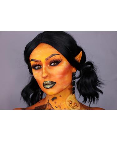 Chromaview Werewolf Fire Colored Contact Lenses - Orange Daily Lenses | Prescription-Free International Shipping - Buy Online on GoSupps.com