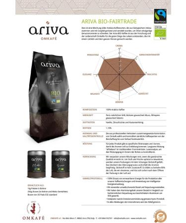  Omkafe Omkafe Ariva BIO espresso coffee - Grains 1000 g - Buy Online on GoSupps.com
