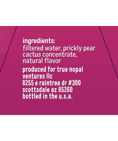 True Nopal Cactus Water 33.8 fl oz - Pack of 12 | Hydrating Natural Drink - Buy Online on GoSupps.com