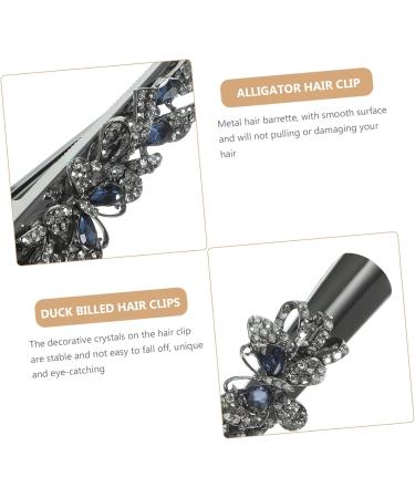DOITOOL Alligator Hair Clip Fancy Barrettes for Womens Hair Decorative Hair Clips Fancy Clips for Women Duck Bill Clips Hair Monomer Dish Crystal Metal Miss - Buy Online on GoSupps.com
