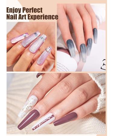 Deciniee Clear Nail Tips 550Pcs - Professional Extra Long Tapered Nail Tips for Acrylic Extensions | 11 Sizes Square False Nails Kit for Salon & Home DIY - Buy Online on GoSupps.com