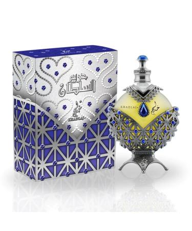 Khadlaj Hareem Al Sultan Blue Concentrated Perfume Oil for Unisex 1.18 Ounce Fruity/Floral/Woody 1.18 Fl Oz (Pack of 1) - Buy Online on GoSupps.com