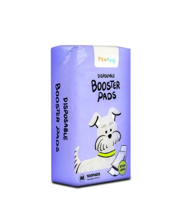 Pawpang disposable diaper inlays for dogs booster pads for male and female dogs 100 pieces 4 size variants diapers for dogs fit in most types of dog diapers