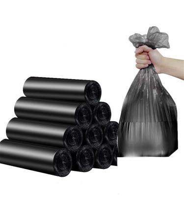 Flat Cleaning Bag Bin Bag Liners Waste Disposal Stand Puncture Resistance Water Leak Proof Disposable Bag 10Rolls 5