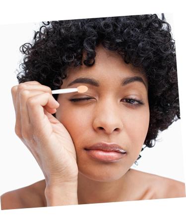 Healeved 100 Pcs Double Ended Eyeshadow Brush Eyeshadow Sticks Eye Shadow Applicator Sponges Makeup Emulsion - Buy Online on GoSupps.com