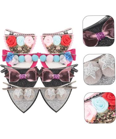 DOITOOL 4 Pairs Hair Accessories for Girls Kids Hair Clips for Girls Animal Ear Hair Clips Girls Hair Accessories Barrettes for Girls Girl Child Cloth Three-dimensional - Buy Online on GoSupps.com