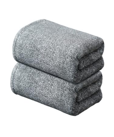 Towel Bath Towel Suit Men and Women wash Their face and Wipe The Bath Fast Dry Water Does not Drop Hair Thickening(A 2PS) 80*40m A 2ps