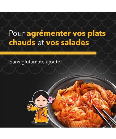 TANOSHI - Kimchi - Spicy Fermented Cabbage -Glutamate Free - Accompaniment For A Korean Touch - 330g Jar - Buy Online on GoSupps.com