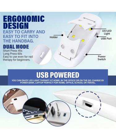 NailPro Nail Fungus LED Light Therapy Device Nail Fungus Laser Nail Fungus Treatment Home Use Nail-Fungus Remover for Toenail Fingernails & Onychomycosis (A01) - Buy Online on GoSupps.com