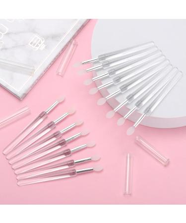Allbests 32Pcs Silicone Lip Brushes with Covers Silicone Lipstick Applicator Brushes for Lip Gloss & Balm Eyeshadow Makeup - Buy Online on GoSupps.com