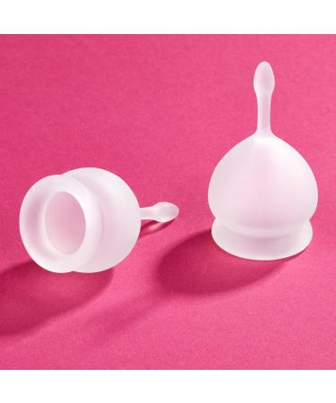 Buy Satisfyer Feel Good Menstrual Cup Set - Reusable & Sustainable 15ml & 20ml | Easy Cleaning Transparent | International Shipping - Buy Online on GoSupps.com