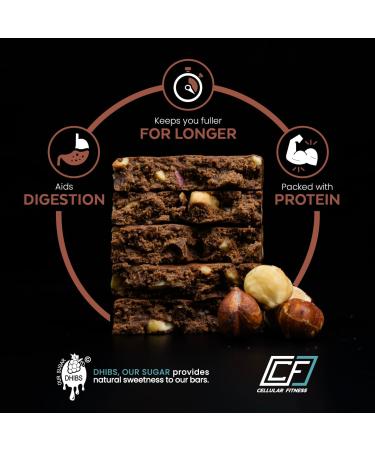 12 Bars | The Hummus Hazelnut Protein Bar | 18g Plant Based Protein | Zero GMO | Dairy Free | No Added Sugar or Additives - Buy Online on GoSupps.com