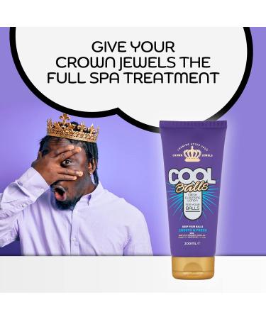 Cool Balls Fresh Cleansing Lotion 200ml | Luxury Novelty Gift for Men | Moisturizing Formula with Aloe Vera, Avocado & Jojoba Oil | Funny Stocking Filler & Secret Santa Gift - Buy Online on GoSupps.com