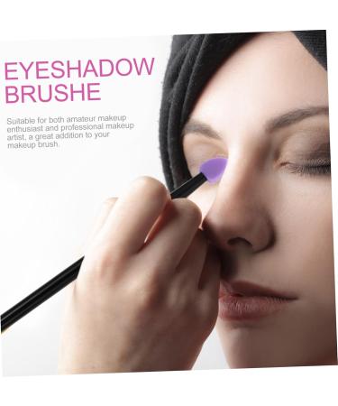 SOESFOUFU Makeup Brush 5pcs Silicone Eyeshadow Brush Cream Eye Shadow Cream Suit Face Tools Professional Simple Appliance 13x1cm Purple - Buy Online on GoSupps.com