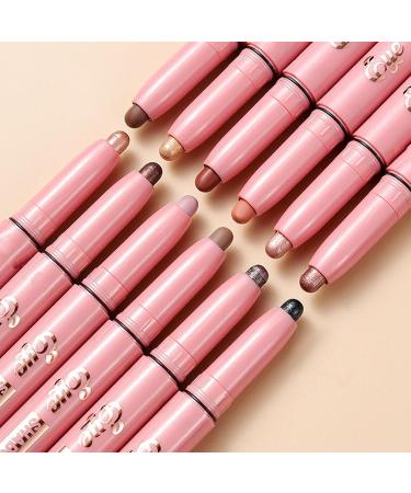 Eyeshadow Stick Creamy Matte Shiny Eyeshadow Pencil Easy to Apply Highlighting Eyeshadow Pencil for Women Girls Daughter Colleagues Friends - Buy Online on GoSupps.com