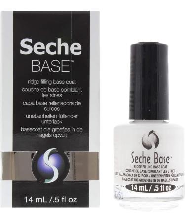 Seche Base Ridge Filling Base Coat | Premium Nail Primer & Nail Ridge Filler Strengthing Nail Polish Base Coat for Long-Lasting Manicures | Professional Bonding Clear Builder Gel for Nails | 14 ml - Buy Online on GoSupps.com