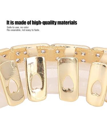 Stylish Metal Braces for Concerts | Re-Wearable Hip Hop Fashion for Upper & Lower Teeth - Buy Online on GoSupps.com