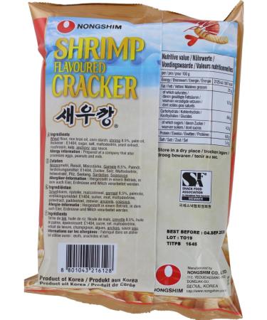 Nongshim NONGSHIM Shrimp Flavored Biscuits 20 x 75g 1 Unit - Buy Online on GoSupps.com