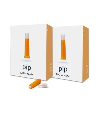 Pip Lancets - 200 Count Value Pack - 28G x 1.8MM - Orange