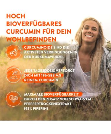 Kurkuma Capsules | 95% Curcumin & Piperine | Aavalabs - High Dose Vegan Curcumin Extract Complex | 180 Laboratory-Tested Capsules - Buy Online on GoSupps.com