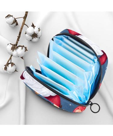 MuooouM Women s Menstrual Cup Storage Bag - Merry Christmas Pattern Portable Bandage Pads Organizer for Teen Girls - Color 4 - Buy Online on GoSupps.com