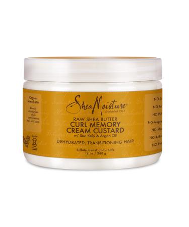 Shea Moisture Raw Shea Butter Curl Memory Cream Custard 12 oz