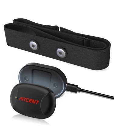 FitCent Heart rate sensor with 5.3 kHz/Bluetooth and Ant+ heart rate knife with calorie monitoring and memory for cycling running fitness red - Buy Online on GoSupps.com