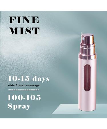 Perfume Atomiser Refillable Perfume Bottle for Travel Leaking Proof Mini Empty Perfume Spray Bottle for Women and Men 8ml - Matte Black & Matte Black - Buy Online on GoSupps.com