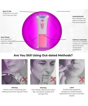 Glabrous Skin Epilator - Smooth Glide Wireless Hair Removal for Women - Body, Face, Legs (1Pcs) - Buy Online on GoSupps.com