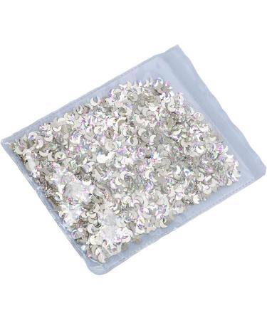 Moon Rhinestone Nail Art Set Glittering Secured Fit Trendy DIY Jewelry for Women Easy Application ABS Material - Buy Online on GoSupps.com