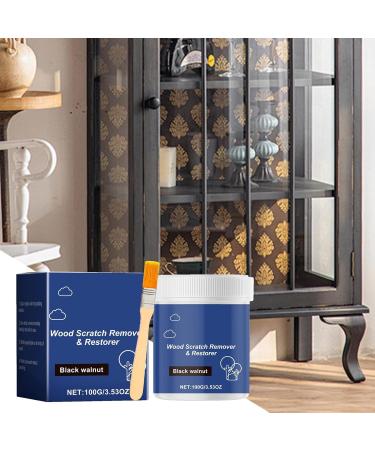 Shakven Wood Furniture Polish Repair Agent Scratch Removal Repair Paste Filler | Brightening and Polishing Scratch Removal Repair Agent for and Repairing Cracks Depressions Scratches Black - Buy Online on GoSupps.com