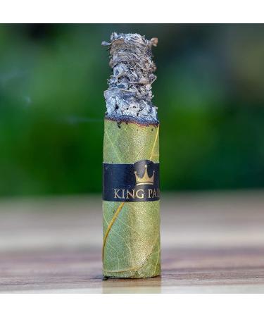 King Palm Mini Size Natural Pre Wrap Palm Leaf Cones - 25 Pack - Organic Prerolled Cones with Corn Husk Filter - Buy Online on GoSupps.com